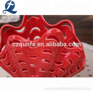 Unique Flower Design Decorative Ceramic Flower Pot